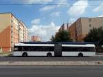 Solaris Urbino 18 #321 auf der Stadtlinie 1 in Chomutov, Haltstelle Zahradn TIP. (30.7.2013)