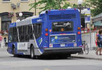 Nova Bus 1317, der RTC Réseau de transport de la capitale, auf der Linie 11, ist in Quebec unterwegs.