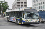 Nova Bus 0236, der RTC Réseau de transport de la capitale, auf der Linie 281, ist in Quebec unterwegs.