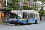 New Flyer Autobus V9502, auf der Linie 50, unterwegs in Vancouver. Die Aufnahme stammt vom 04.08.2019.