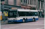 Aus dem Archiv: TF Fribourg Nr. 79/FR 654 Van Hool am 3. April 1999 Fribourg, Bahnhof