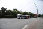 Van-Hool Bus am 02.08.2010 in der Niendorfer/Strae Hamburg.