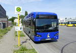 Neuer E-Bus im Testbetrieb bei der BVG, ein VDL Citea SLF 120 Eletric /Ziehl-Abegg (Vorführfahrzeug) auf der Linie 204.