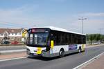 Belgien / Bus Oostende / Bus Ostende: VDL Citea SLE 120 von De Lijn, aufgenommen im Mai 2018 im Stadtgebiet von Ostende.