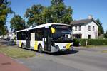 Belgien / Niederlande / Bus Zeeland / Bus Oostburg: VDL Citea SLE 120 von De Lijn (Wagen 2166), aufgenommen im August 2020 im Stadtgebiet von Oostburg (Gemeinde Sluis).

