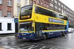 Volvo Doppeldecker Stadtbus von Dublin Bus am 20.09.2018 nahe Bahnhof Pearse Station in Dublin.