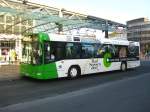 Ein weiterer Kontakt mit einem Volvo-Bus bei den Stadtwerken Hamm: Wagen 3 wirbt für den nahe gelegenen Kurort Bad Sassendorf. 
