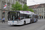 Volvo Bus 832 Moonliner, auf der Linie 10, beim Bubenbergplatz.