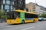 Yutong Bus 7364, auf der Linie 11 fährt am 20.06.2023 durch die Vesterbrogade.