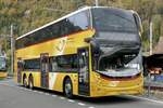 Alexander Dennis Enviro 500 MMC  SG 451 109  '11035' der PostAuto Regie Engelburg am 30.10.22 als ZB Bahnersatz nach der Abfahrt in Interlaken Ost.