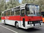 Ikarus 256 von Reisebusunternehmen Weinheimer aus Deutschland in Plau am See am 27.09.2024
