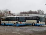 Irisbus Axer und MAN ÜL 313 der MVVG in Neubrandenburg am 02.02.2019