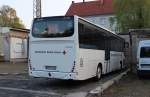 Brandenburg, auf dem Gelände des DRK stand dieser Iveco-Irisbus.