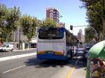 Heckansicht vom Wagen 231, Irisbus Crossway LE, LLorente Bus, Benidorm, Avenida de Madrid, 14.08.2013 