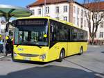 RackTours IVECO Irisbus Crossway am 15.02.17 in Hanau Freiheitsplatz auf der 31
