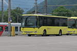 Iveco-Irisbus Crossway in VVT-Regiobusbeklebung (LA-332DF) am Busbhf.