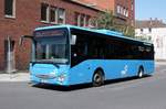 Bus Kaiserslautern / Verkehrsverbund Rhein-Neckar: Iveco Crossway LE (MZ-DB 2257) der DB Regio Bus Mitte GmbH, aufgenommen im Juni 2019 am Hauptbahnhof in Kaiserslautern.