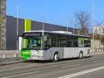 Graz. Ein Irisbus Arway von Watzke stand am 25.02.2021 vor der Messe Graz.