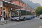 Iveco-Irisbus Crossway von Ötztaler (IM-OVG 66) als Schienenersatzverkehr am Bahnhof Garmisch-Partenkirchen. Aufgenommen 4.8.2022.