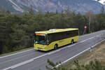 Iveco-Irisbus Crossway von Postbus (BD-16405) als Schienenersatzverkehr Ötztal - Landeck in Ötztal-Bahnhof, Bundesstraße. Aufgenommen 17.4.2023.