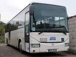 Irisbus Crossway der MVVG in Burg Stargard am 28.10.2020