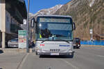 Iveco-Irisbus Crossway von Ötztaler (IM-OVG62) als Linie 320 an der Hst. Sölden Giggijochbahn. Aufgenommen 4.3.2025.
