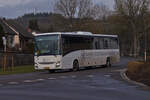 SB 3300, Iveco Crossway, von Voyages Schiltz, als Schulbus nahe Wiltz unterwegs.