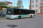 Stroh Bus IVECO Irisbus Crossway am 24.10.26 in Hanau Freiheitsplatz 