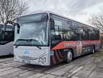 Iveco Crossway LE der MVVG in Neubrandenburg am 27.01.2022