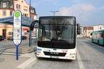 Stroh Bus MAN Lions City am 31.03.19 in Bad Vilbel Bhf