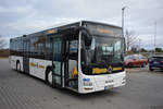 Dieser MAN Fahrschulbus (TF-UR 33) stand am 08.12.2018 auf dem regiobus PM Betriebshof in Stahnsdorf.