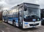 MAN Lion's City LE � der MVVG in Neubrandenburg am 27.01.2022