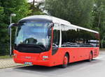MAN Lion´s Regio Überland-Reisebus in Frankenberg vor der Ederberglandhalle am 11.07.2017.