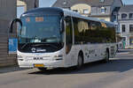 VZ 1125, MAN Lion’s Regio von Voyages Zenners, aufgenommen beim verlassen des Busbahnhofs in Grevenmacher.