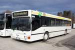 Bus Erzgebirge: MAN EL (MEK-BV 18) der RVE (Regionalverkehr Erzgebirge GmbH), aufgenommen im Februar 2020 in Eibenstock (Erzgebirgskreis).