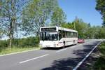Stadtverkehr Schwarzenberg / Stadtbus Schwarzenberg / Bus Erzgebirge: MAN EL (ASZ-BV 24) der RVE (Regionalverkehr Erzgebirge GmbH), aufgenommen im Juni 2020 im Stadtgebiet von Schwarzenberg /
