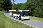 Bus Grünhain-Beierfeld / Bus Erzgebirge: MAN EL (ASZ-BV 48) der RVE (Regionalverkehr Erzgebirge GmbH), aufgenommen im Juni 2020 in Waschleithe, einem Ortsteil der Stadt Grünhain-Beierfeld.