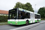Bus Aue / Bus Erzgebirge: MAN NÜ der RVE (Regionalverkehr Erzgebirge GmbH), aufgenommen im August 2016 im Stadtgebiet von Aue (Sachsen).