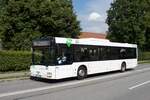 Bus Aue-Bad Schlema / Bus Erzgebirge: MAN NÜ (ERZ-RV 235) der RVE (Regionalverkehr Erzgebirge GmbH), aufgenommen im August 2023 im Stadtgebiet von Aue-Bad Schlema (Erzgebirgskreis).