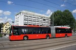 Bus Heilbronn: MAN Lion's City G vom Regional Bus Stuttgart GmbH (RBS) / Regiobus Stuttgart, aufgenommen im Juli 2016 im Stadtgebiet von Heilbronn.