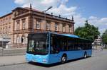 Bus Kaiserslautern / Verkehrsverbund Rhein-Neckar: MAN Lion's City Ü der Südwest Mobil GmbH (Rhein-Nahe-Bus / ORN), aufgenommen im Mai 2017 am Hauptbahnhof in Kaiserslautern.