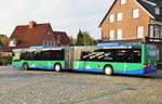 MAN Lion City G, Gelenkbuss im Linienverkehr, Länge 18 m, in Niebüll am 17.10.17