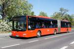 Bus Mainz: MAN Lion's City G vom Omnibusverkehr Rhein-Nahe GmbH / ORN, aufgenommen im Mai 2020 in der Nähe der Haltestelle  Universität  in Mainz.