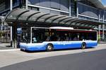 Bus Koblenz: MAN Lion's City Ü (ehem. Regional Bus Stuttgart GmbH) der RMV Rhein-Mosel Verkehrsgesellschaft mbH, aufgenommen im Juli 2020 am Hauptbahnhof in Koblenz.