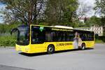Bus Aue / Bus Erzgebirge: MAN Lion's City Ü (ERZ-RV 177) der RVE (Regionalverkehr Erzgebirge GmbH), aufgenommen im Mai 2021 am Bahnhof von Aue (Sachsen).