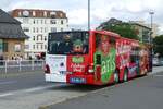 DB Regio Bus Ost mit dem MAN Lion's City L  [ B-EX 5570 ] auf der Express Buslinie A05 ''Erdbeershuttle''. Berlin, /Messe Nord/ICC im August 2021.