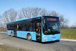 Bus Rheinland-Pfalz / Verkehrsverbund Rhein-Neckar: MAN Lion's City Ü (MZ-DB 6501) der DB Regio Bus Mitte GmbH, aufgenommen im Februar 2023 in Sembach, einer Ortsgemeinde im Landkreis Kaiserslautern.