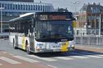 1-TUU-034, MAN Lions City, von De Lijn, aufgenommen in den Stra�en von Maastricht. 03.2026