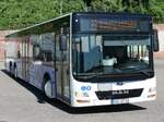 MAN Lion's City der Oppermann Transporte aus Deutschland in Sassnitz am 13.08.2024