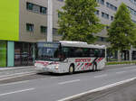 Graz. Am 20.09.2021 war es soweit: Ein MAN SÜ 313 wurde im Sommer 2021 bei der Firma Sagmeister aus Stegersbach an das Anrufsammeltaxi IST Mobil verkauft. Der Bus hier am Abend des 20.09.2021 bei der Ankunft in Graz zu sehen.